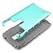 Note 4 case, Samcore Hybrid 2 in 1 Dual Layer Rugged Shockproof Case for Samsung Galaxy Note 4 case Cover [Sky Blue]