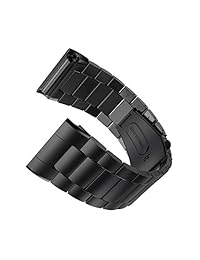 NotoCity   Correa de repuesto para Garmin Vivoactive HR, de acero inoxidable, solo compatible con Garmin Vivoactive HR Sports GPS Smart Watch con herramientas adaptadoras