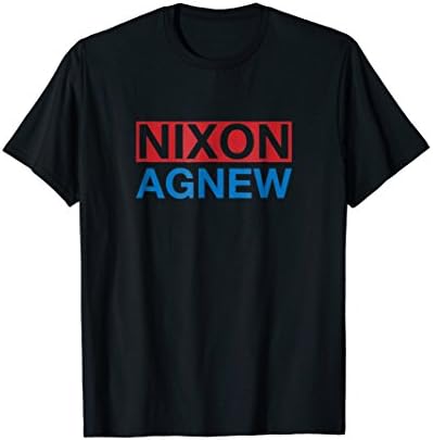 Mens Vintage Nixon Agnew Campaign T-Shirt XL Black