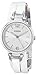 Fossil Women's ES3246 Georgia Stainless Steel Watch with White Wrap-Around Leather Band