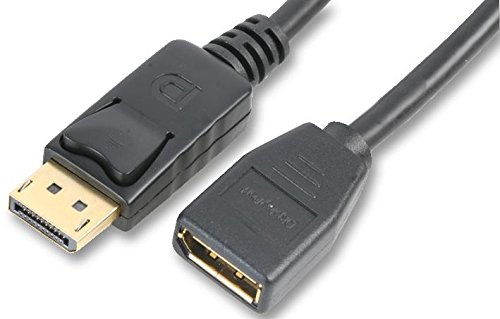 Pro Signal PSG90426 DisplayPort 1.2 Male to Female Lead, 2m, Black