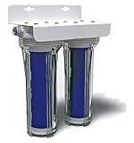 Aquatic Life Dual Deionization 10-Inch System with 10-Inch Color Changing Mixed Bed Resin Cartridges for Aquariums
