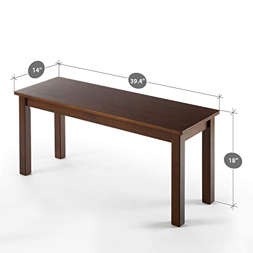 Zinus Juliet Espresso Wood Bench Pricepulse