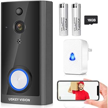 Amazon.com : Wireless Video Doorbell, YIROKA Doorbell