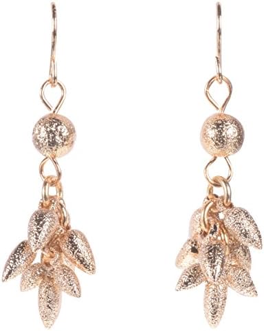 16k Gold Spike Cluster Drop Earring by Zoetik