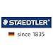 STAEDTLER Triplus Roller 403 SB10 Triangular Rollerball Desktop Box - Assorted Colours (Pack of 10)