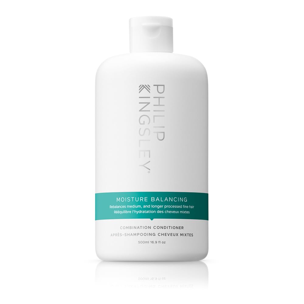 Philip Kingsley | Moisture Balancing Combination Conditioner | Restore Your Hair's Shine, Softness and Hydration | Nourishing Hydration and Moisturizing for Dry Hair | 500ml