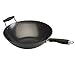 Ecolution Non-Stick Carbon Steel Wok with Soft Touch Riveted Handles, 14