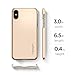 Spigen Thin Fit Designed for Apple iPhone Xs Case (2018) / Designed for Apple iPhone X Case (2017) - Champagne Gold