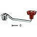 Bulldog 500180 Trailer Jack Replacement Part, Topwind Crank, 6-3/4 Inch Radius w/Red Bulldog Knob For 750-5,000 lbs. Jacks