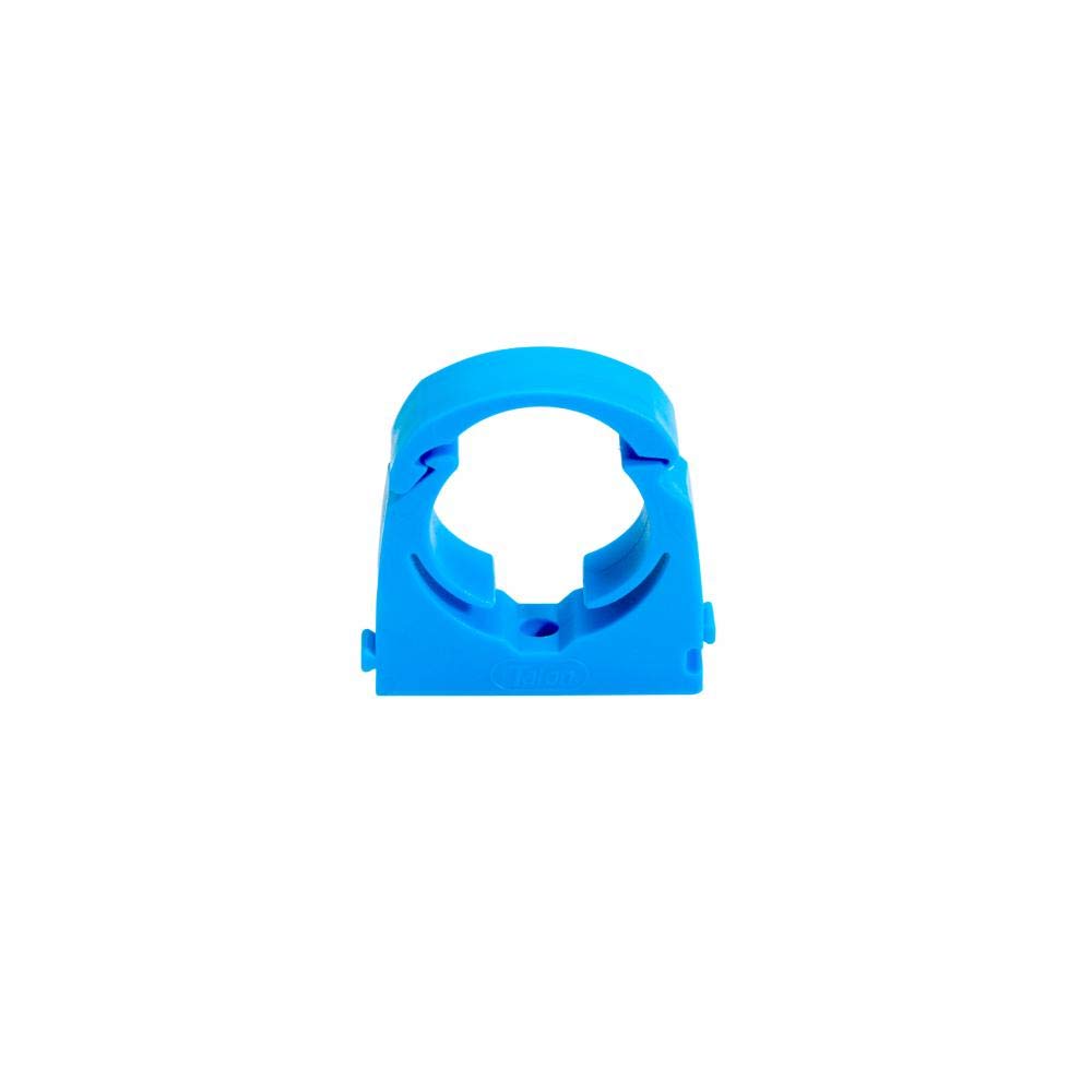 Talon Single Hinged Pipe Clip - 31.8mm to 35mm, Blue (Pack of 20)