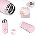 Unicorn Stainless Steel Thermos for Girls, Cute Water Bottle Cup for Indoor and Outdoor Occasion, Insulated Leak Proof Vacuum Cup Flask for Kids(Pink, 12oz)