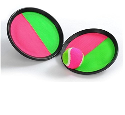 Adult Size Paddle Toss and Catch Ball Game Set! Throw Catch Bat Ball Game Set (2 Adult Size)