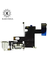 Kakusiga - Cable de carga USB original para iPhone 6 (incluye micrófono y conector de audio para auriculares), color negro