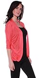 Emmalise Women's Soft Summer Spring Shawl 3/4 Sleeves Shirt Top