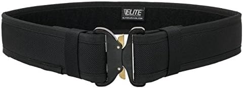 Elite Survival Systems Duratek Molded Duty Belt 2.25 Wide Cobra Buckle MV225CB-M Duratek Molded Duty Belt 2.25 Wide Cobra Buckle Black, Medium