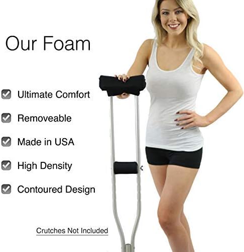 Amazon Com Crutcheze Premium Usa Made Crutch Pad And Hand Grip