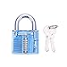 Blue Tubular Lock with 3pcs Huk Tools