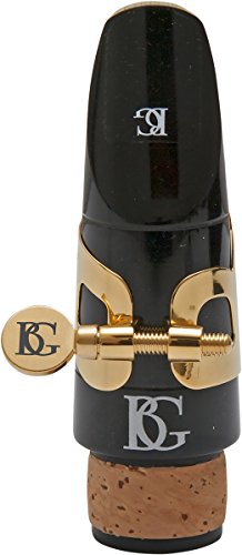 BG L91 Ligature with Cap, Bass Clarinet Ligature, Trad, Gold Plate