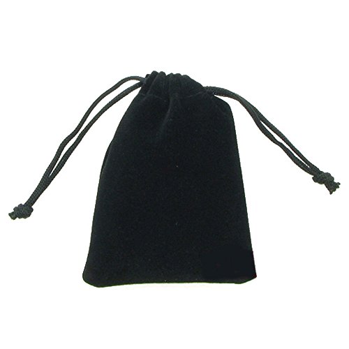 SmartDealsPro Set of 5 3.5 x 5" Durable Velvet & Satin Carry Bag w/Drawstring for Dice Jewelry Gift Packaging