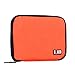 BUBM MINI Hard Drive Carry Bag / Cable Stable / Handbag Organizers / Phone case (Mini, Orange)