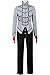 Ya-cos Persona 5 Protagonist Joker Cosplay Costume Coat Suit Jacket Outfit Top Attire Dress Up,Black,Large