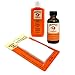 Hoppes Cleaning Kit - Compact Size for Range Bags - Includes Gun Bore Cleaner and Hoppes Gun Oil Bundled with 40 Hoppes Gun Cleaning Patches for 9mm .38 to .45cal and .410 to 20ga