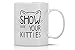 Crazy Bros Tees Show Me Your Kitties - 11oz Ceramic Coffee Mug Cat Lover For Women - Funny Grumpy Cat Mom Gift - Inspirational & Sarcastic Mug Desk Decor For Bosses, Employees, Family And Friends
