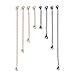 ZX Jewelry Stainless Steel Necklace Bracelet Extender Chain Set 8 Pcs 2