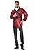 Leg Avenue Men's 2 Piece Bachelor Cigarette Smoke Jacket And Pipe Costume