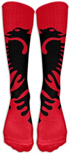 Albanian Eagle Women &amp; Men Athletic Crew Sock