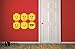 6 Minifig Heads Emotions Faces Wall Decor - 5.2
