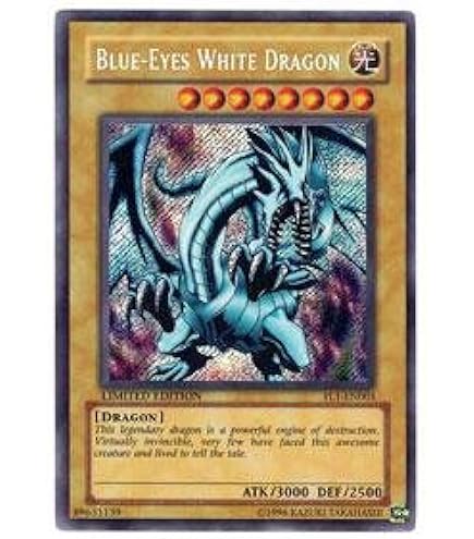 Amazon.com: Yu-Gi-Oh! - Blue-Eyes White Dragon (JMP-001) - Shonen