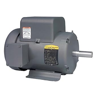 Baldor L3609T General Purpose AC Motor, Single Phase, 184T ... baldor 3 phase wiring diagram free download 