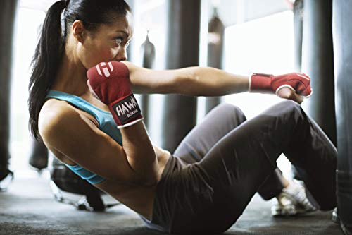 image for Hawk Boxing Hawk Padded Inner Gloves Training Gel Elastic Hand Wraps f