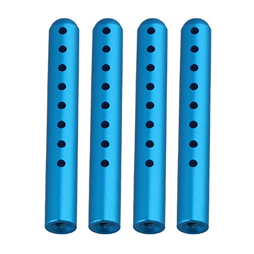 BQLZR Blue A580061 Aluminum Alloy Body Post Mounts Upgrade Parts for WL A959 A969 A979 k929 RC1:18 Off Road Car Rally Car