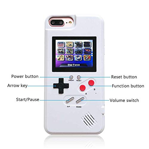 Goglor Gameboy Case for iPhone,Retro 3D Gameboy Design with 36 Small Games,Game Console iPhone Case,Color Screen,Silicone Cover Case for iPhone X/XS/XR/Xs MAX,iPhone 6/7/8,iPhone 6Plus/7Plus/8Plus - Thumbnail 2