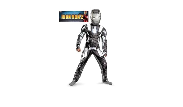 Amazoncom Boys Classic Muscle Iron Man 2 War Machine