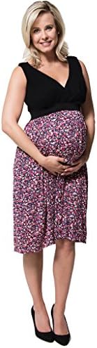 3 in 1 Labor Gown / Delivery Gown and Perfect Maternity Hospital Gown (SM, pink floral)