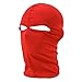 Xiabing Balaclava Breathable Lightweight Lycraspandex Ski Full Face Balaclava for Cycling Sports,Red