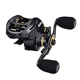 FISHINGSIR Aegir Baitcasting Fishing Reel - 17.6 Lb Carbon Fiber Drag, 9+1BB Dual Brakes Low Profile Baitcasting Reels