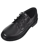 French Toast Boys Damien Uniform Dress Shoe Black