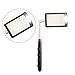 HARDK Telescoping Inspection Mirror 360 Swivel LED Lighted for Extra Viewing Dead Angle