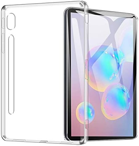 GEEMEE For Samsung Galaxy Tab S6 Case, Transparent Back Protector Ultra Thin Shell Soft Crystal Silicone Waterproof Anti-Scratch Cover for Galaxy TAB S6 SM-T860/SM-T865