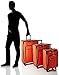 American Tourister Pop Plus 3-Piece Softside (SP21/25/29) Luggage Set with Multi-Directional Spinner Wheels, Orange