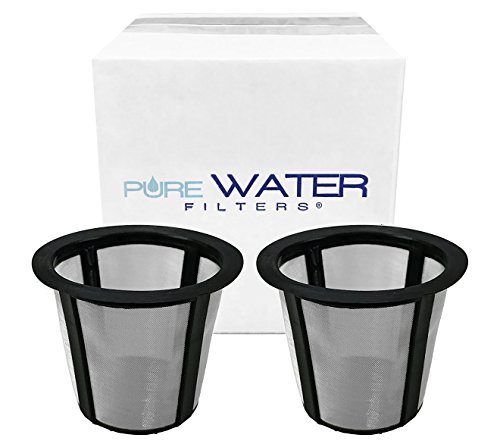 PureWater Filters Reusable Coffee Basket Mesh Filter for Single Serve Brewer Models B30, B31, Mini, B40, B50, B60, B70 (2 Pack) - Thumbnail 4