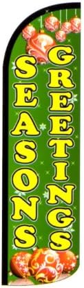Seasons GREETINGS X-Large "WINDLESS" Flag
