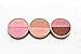 Makeup Set Kabuki Brush & Blush - By Jing Ai - Two Shades Light, Medium Or Dark For Any Complexion. Rich In Vitamins A & E. Paraben, Gluten, Cruelty Free Vegan Formula Very Nourishing For Your Skin