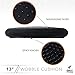 Day 1 Fitness Inflatable Wobble Cushion with Pump, 13-Inch, Black