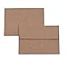 A1 Small Envelope - Mini Brown Kraft Paper Envelopes| Self Sealing |Perfect sized envelopes for personalize gift cards, wedding envelopes or Birthday Party place cards- 5.125 x 3.625 Inches (A1)